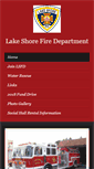 Mobile Screenshot of lakeshorefire.org